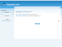 Tablet Screenshot of pageabode.com